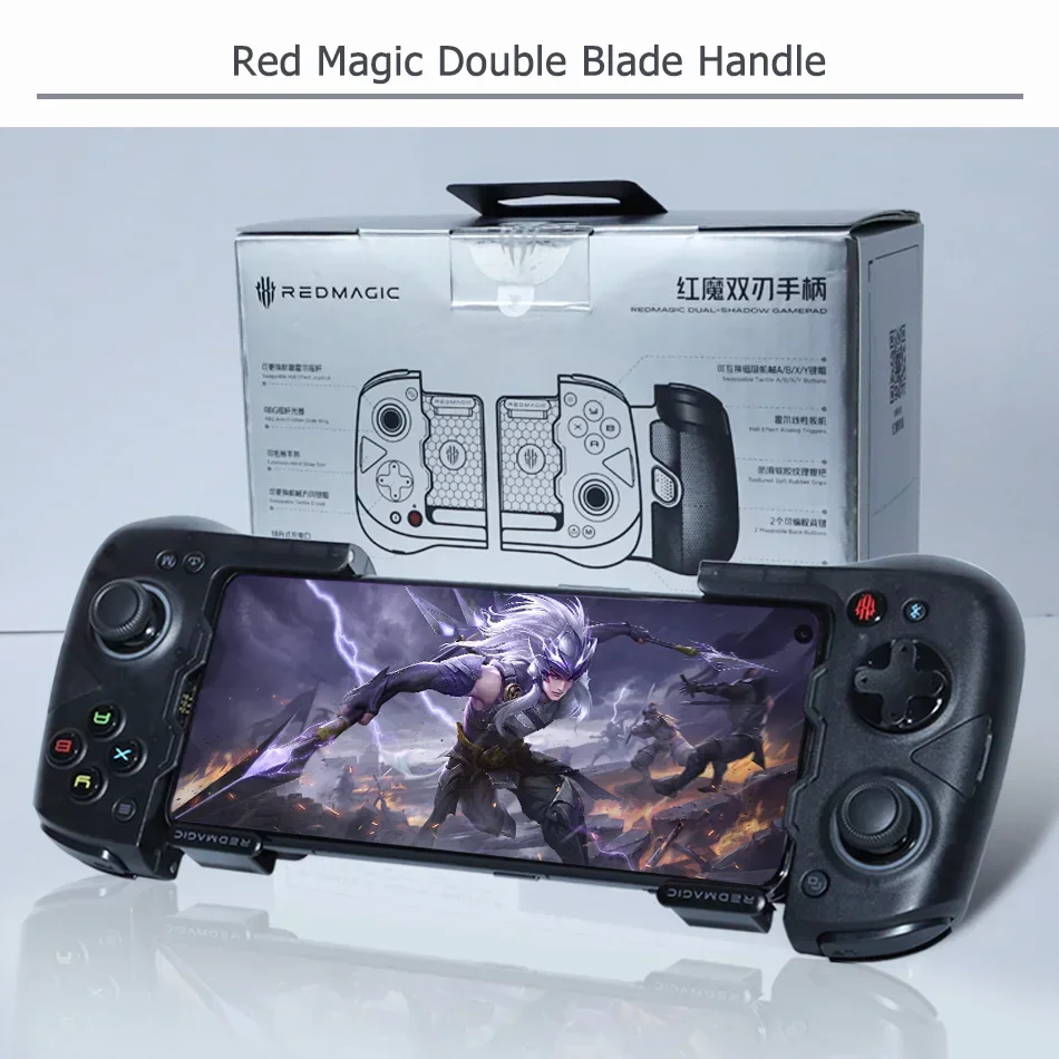 RedMagic Wireless Gamepad Split-type Gaming Controller With Storage Bag Hall Joystick Trigger for iOS Android Mobile Phone