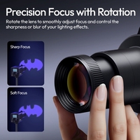 Ulanzi LAS007 Mini Bowens Mount Optical Snoot Suit for 40W Pro/RGB COB Video Light Art Special Effect Spotlight Tube Photography