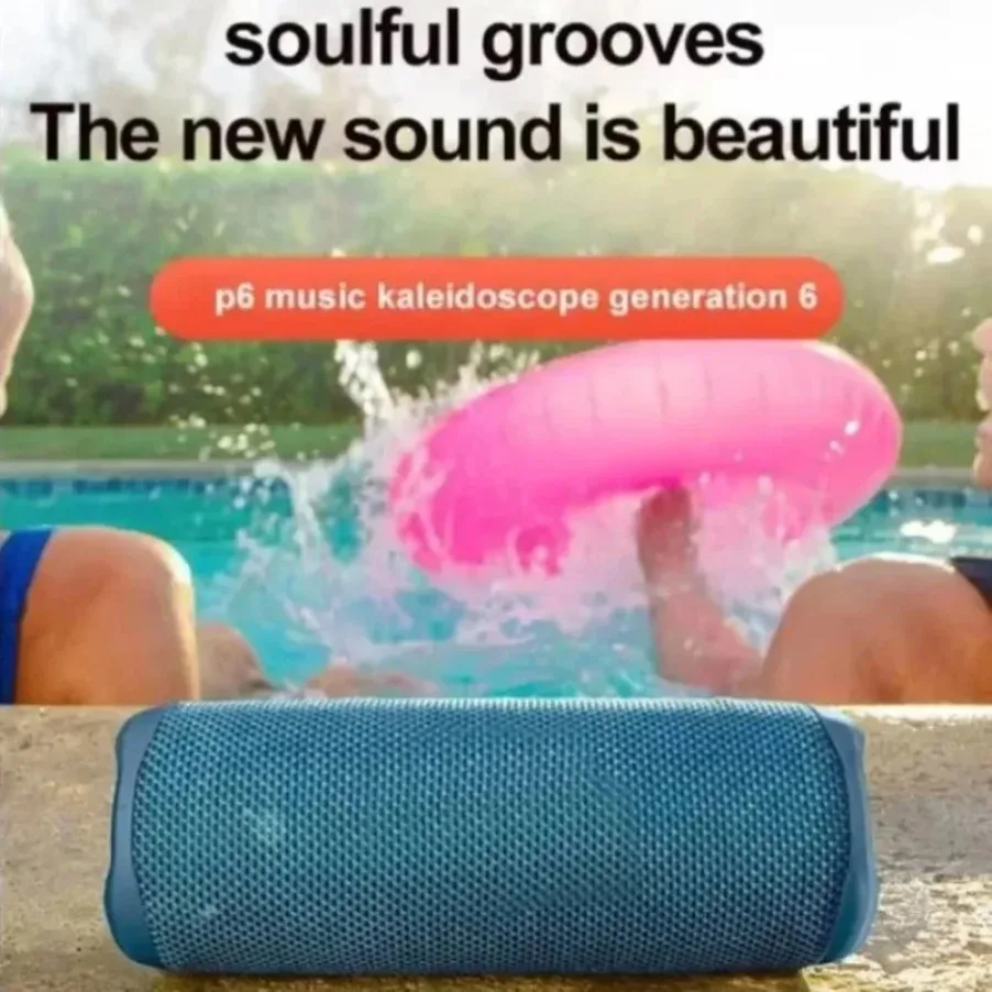 مكبر صوت محمول Flip6 يعمل بالبلوتوث متعدد الوظائف TWS Audio Caixa De Som مضخم صوت خارجي لاسلكي للمسرح المنزلي مكبر صوت مزدوج