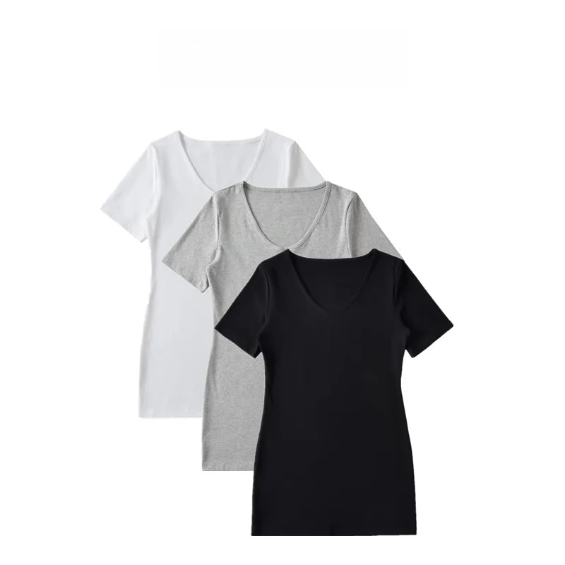 Casual losse ort Sve T Dr zomer nieuwe Sle dames Faion Design veelzijdige rok ronde Neline kleur