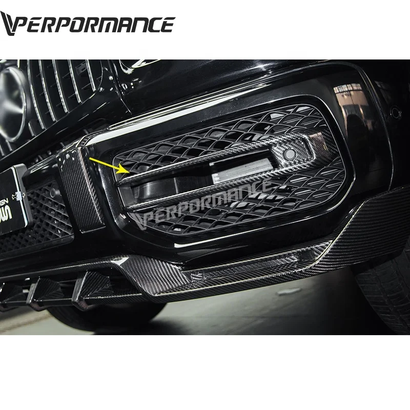 

STLFW464 G63 Front Bumper Carbon Covers W463A G63 Front Grille Carbon Fiber for G63 G65 2019~2020Year
