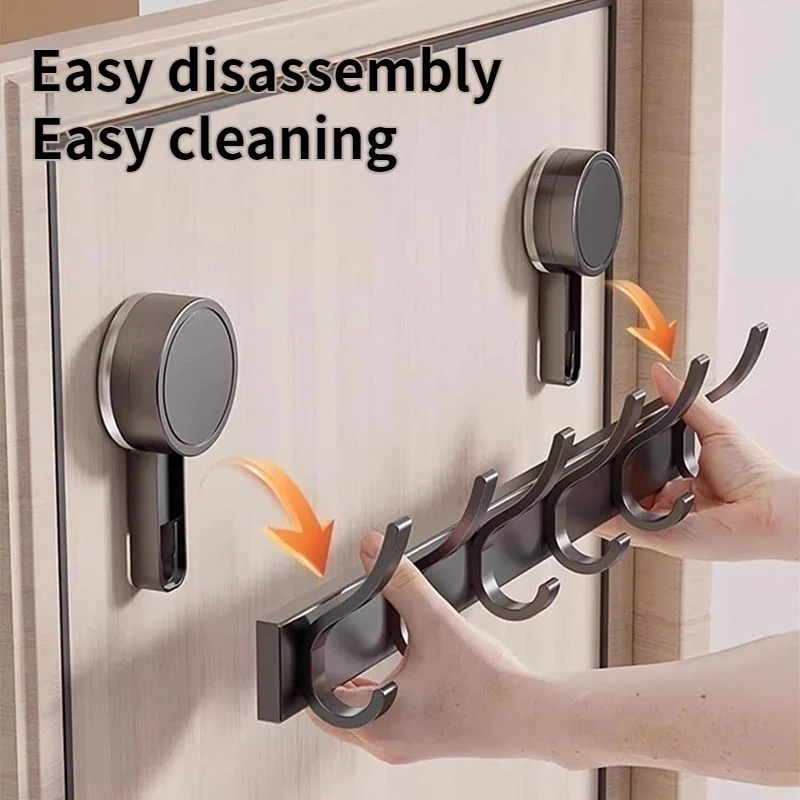 Multifunctional Suction Cup Hooks, No Drill Heavy Duty Wall Hanger for Kitchen Bathroom - view 4