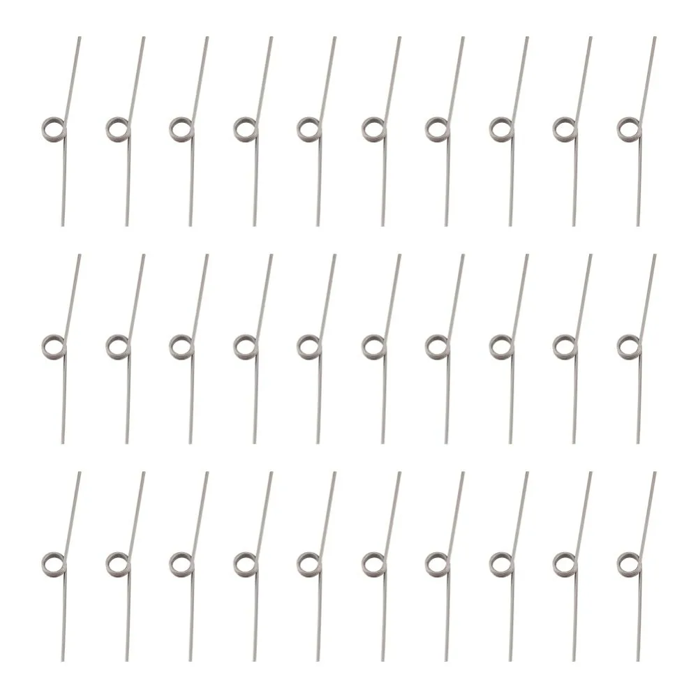 

30 шт. торсионная пружина из нержавеющей стали, диаметр проволоки 1,2 мм 180 ° Ассортимент пружин дефлекции для ремонта деревообрабатывающей мебели своими руками