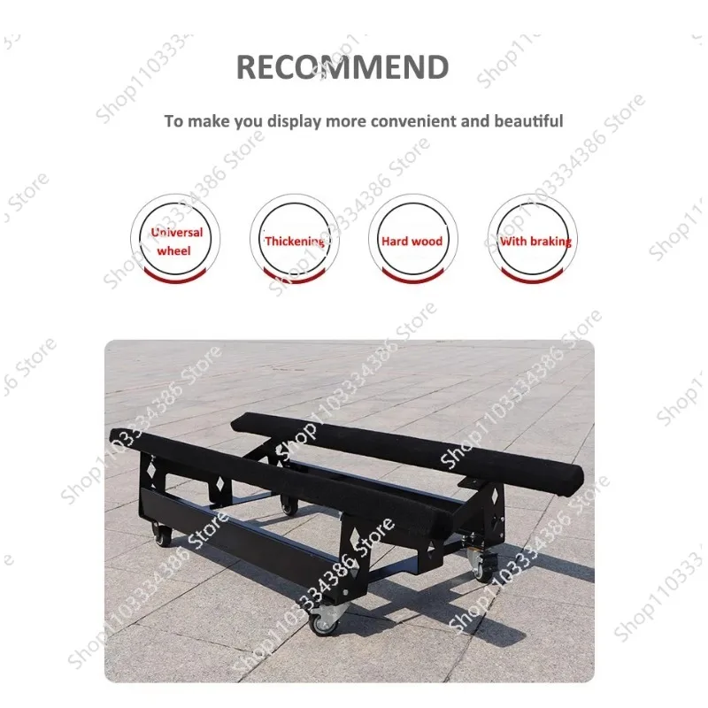 حامل عرض Jet Ski مع فرامل عجلات عالمية #3