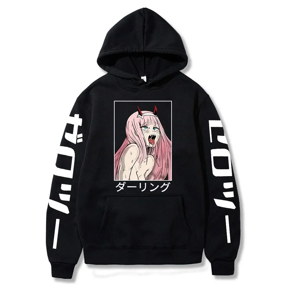 Darling In The Franxx Anime Pullover Women Unisex Hoodies S Fleece Sport Sweatshirts Zero Two Hoodie Oversized Streetwear Top