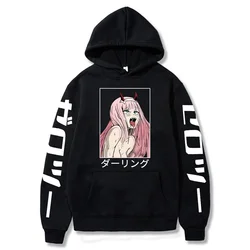 Darling In The Franxx Anime Pullover Women Unisex Hoodies S Fleece Sport Sweatshirts Zero Two Hoodie Oversized Streetwear Top