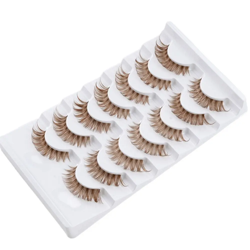 핫 위스피 캣 인조 속눈썹 C 컬 볼륨 가짜 속눈썹 드라마틱 플러피 인조 속눈썹 속눈썹 연장