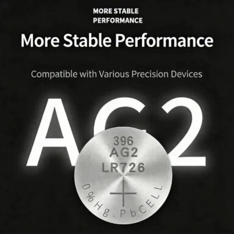 

2-10PCS AG2 LR726 397 396A SR726SW SR59 396 1.55V Alkaline Button Cell Coin Battery For Watch Toys Remote Control