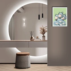 Makijaż duże całe ciało lustra ścienne światło sypialnia rzemiosło lustro łazienkowe Design Vanity Modern Style lustro kosmetyczne dekoracja domu