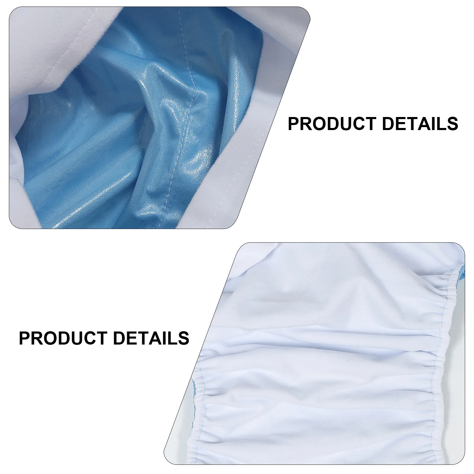 

2Pcs Washable Adult Diaper Covers Reusable Waterproof Breathable Leakproof Incontinence Pants for Elderly Postpartum Menstrual