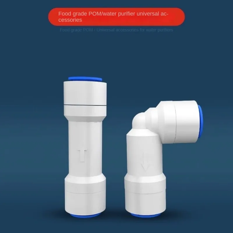 

1/4 "Вставной обратный клапан для обратной воды, обратный клапан системы обратного осмоса, прямой обратный стопор, односторонний, линейный, быстрый, нажимной