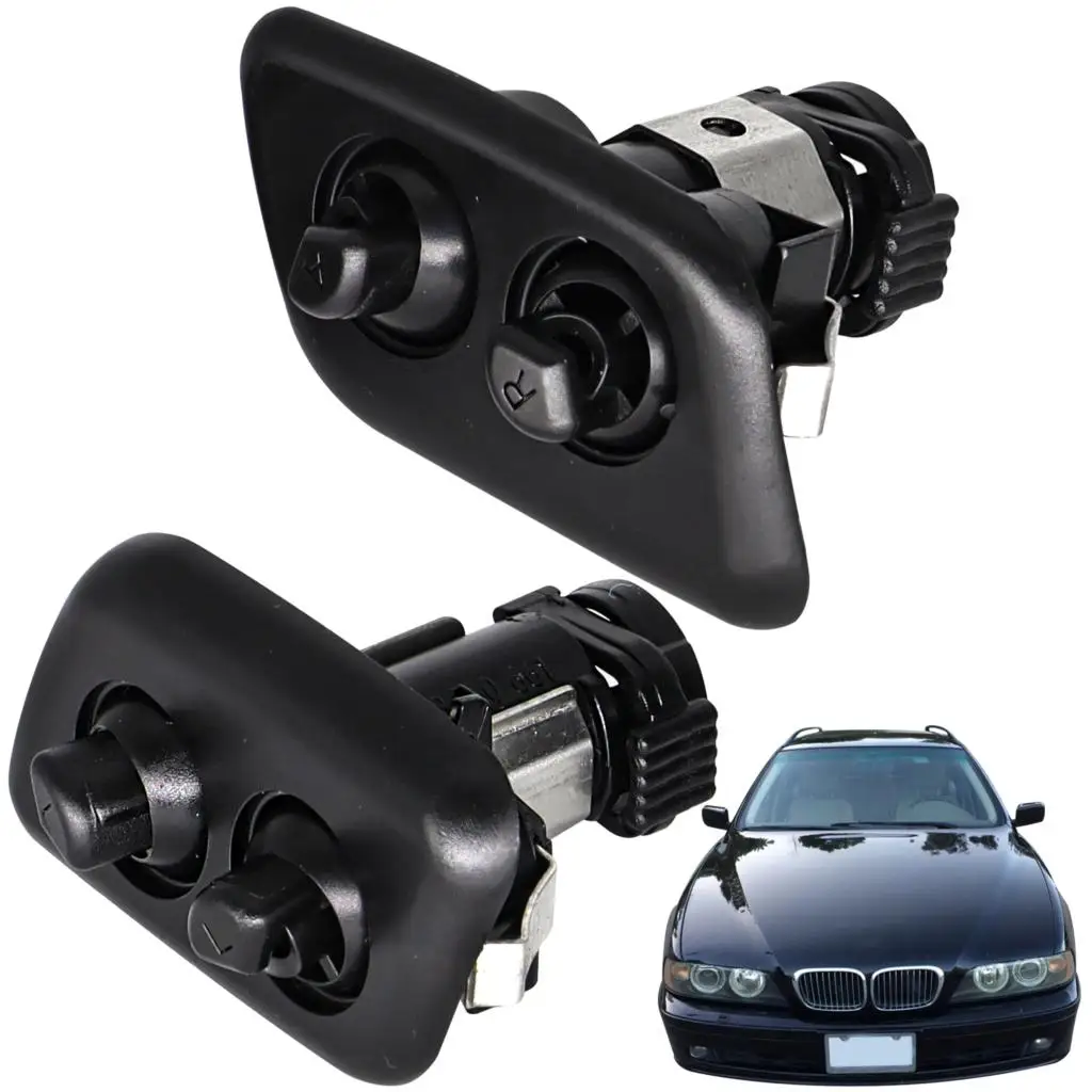 For BMW 5 Series E39 525i 525iT 528i 528iT 530i 540i 540iT M5 1997-2003 Headlamp Left Right Headlight Washer Nozzle 61678360661