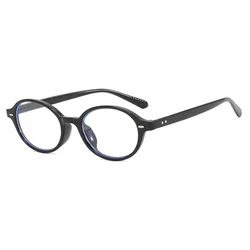 Europe and the United States fashion retro oval small frame anti-blue glasses men and women sunshade anti-ultraviolet sunglasses