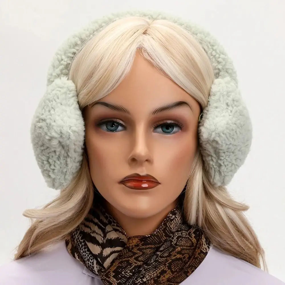 2025 Warm Earmuff Fluffy Soft Earflap Solid Color Stars Shape Earplugs