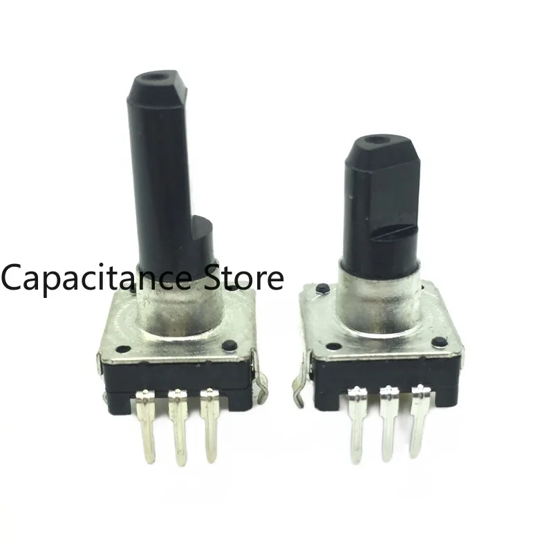 5PCS EC12 encoder 24-point 24-pulse 360 rotation 3-pin audio coding switch without