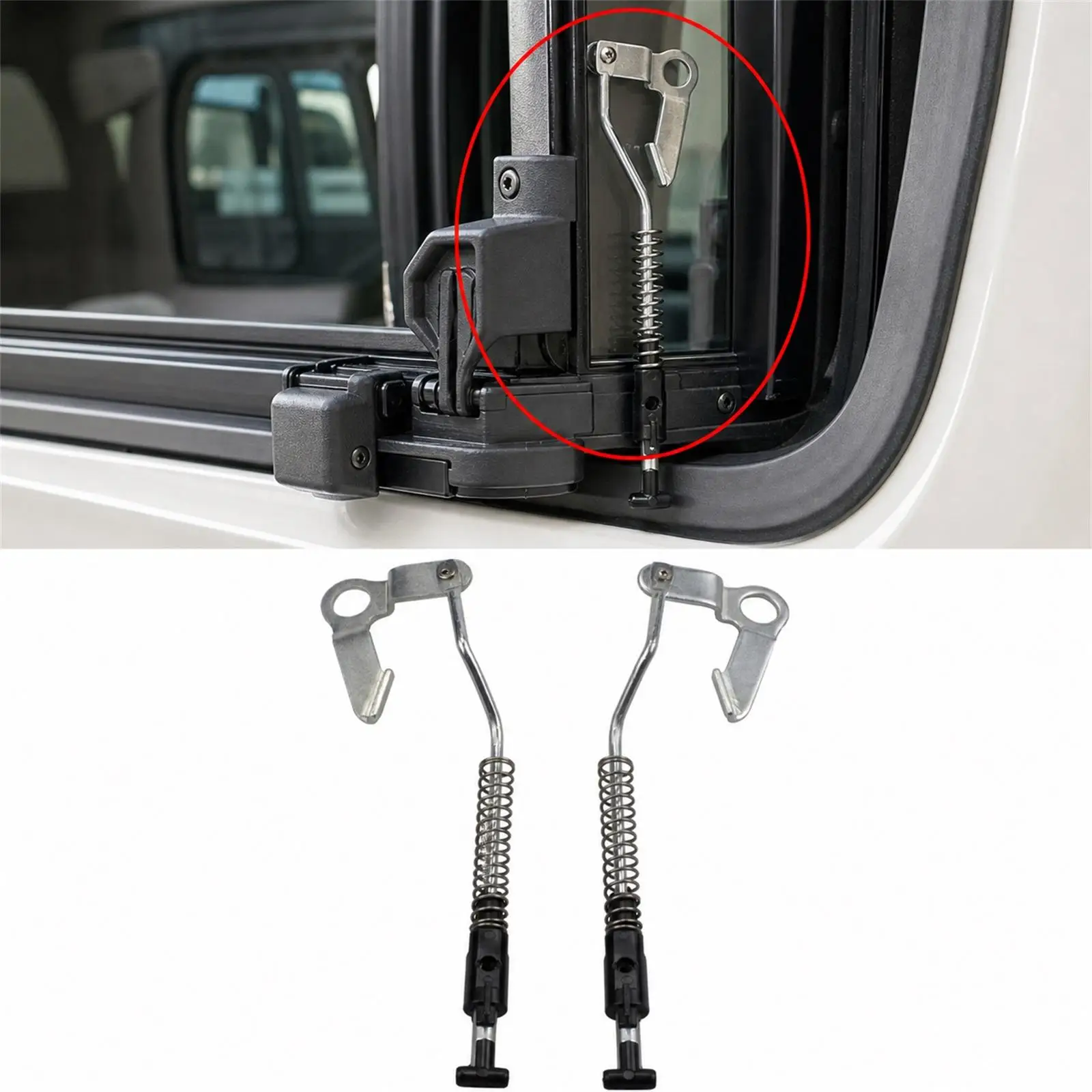 

Universal Auto Side Sliding Window Spring Pair Metal Repair Accessory for Car 2005-2019