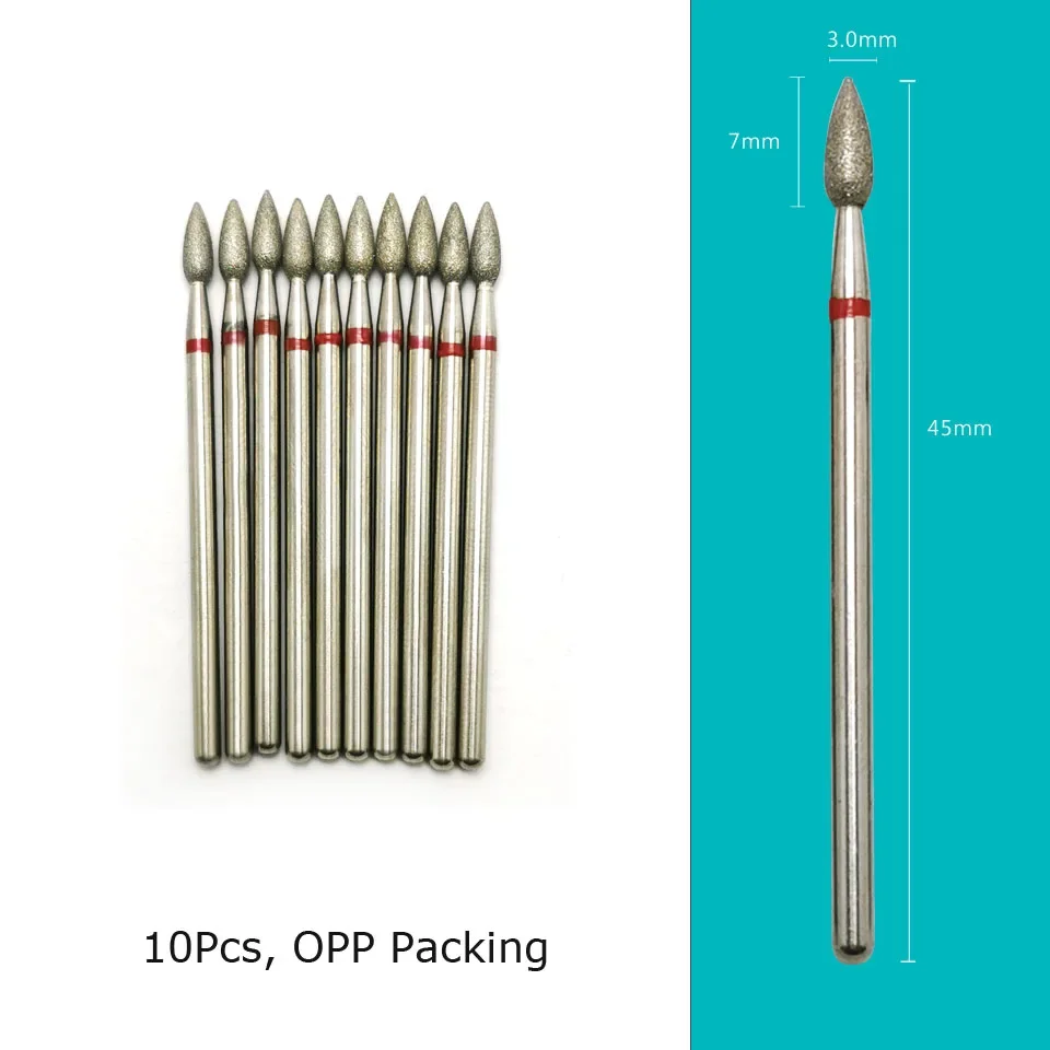 Nagelbohrer Diamantschneider für Maniküre Nagelhautfräser Fräser für Pediküre Nägel Zubehör Werkzeuge