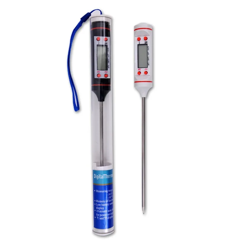 Kitchen Food Baking Digital Thermometer Candle Making Electronic Probe Type Digital Display Liquid Grill Burning Wax Thermometer