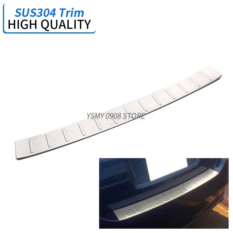 1Pcs High Grade Stainless Steel Chrome Car Styling Exterior Accessories Rear Boot Bumper Protector for Toyota Prius 20 2005-2009