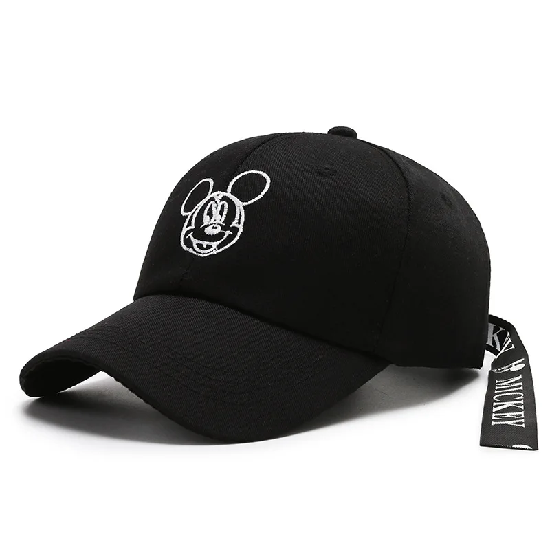 Sombrero de Disney para mujer, gorra de béisbol con visera bordada, sombrero para el sol de Mickey, sombrero de viaje, moda para hombre