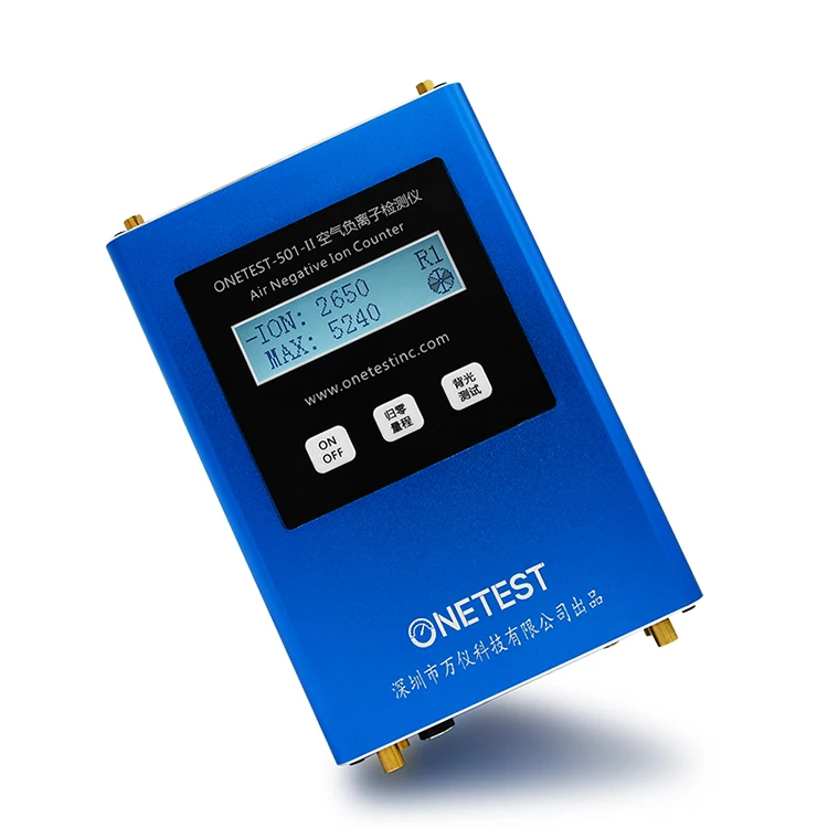 

ONETEST-501-|| Portable Air type Negative ion purifier, paint concentration measurement negative ion detector