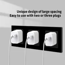 16A Tempered Glass Wall Socket with USB #6
