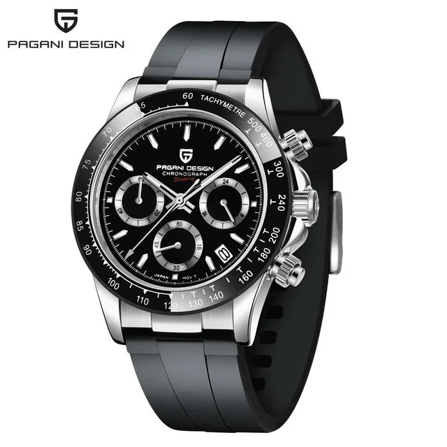 PAGANI DESIGN Luxury Men's Watch Quartz Men's Business Watch Top Brand Luxury Waterproof Men's Chronograph VK63 Reloj Hombre image 3