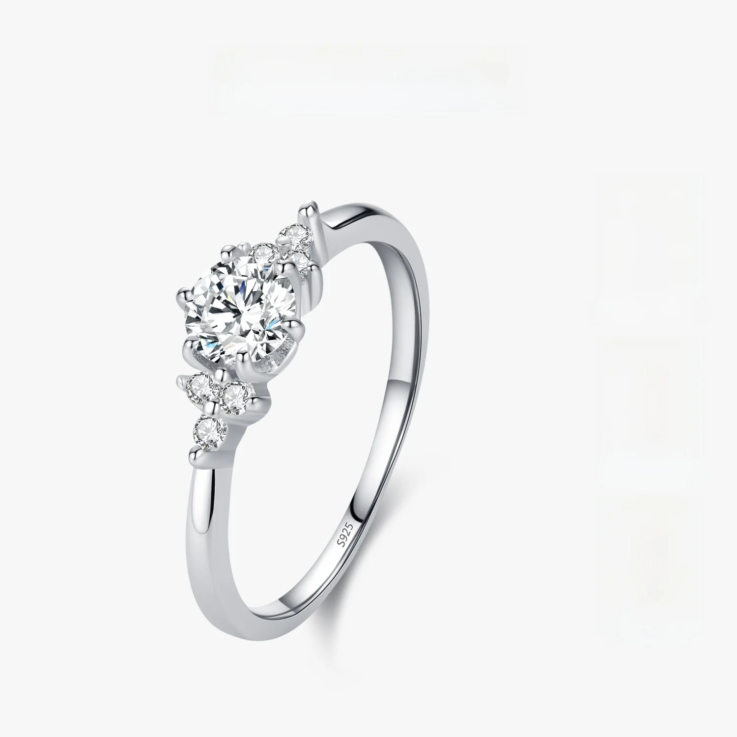 ailmay-925-スターリングシルバー模擬ダイヤモンドリング幾何学デザイン婚約結婚指輪ガールフレンドギフトファッショナブルな通勤スタイル