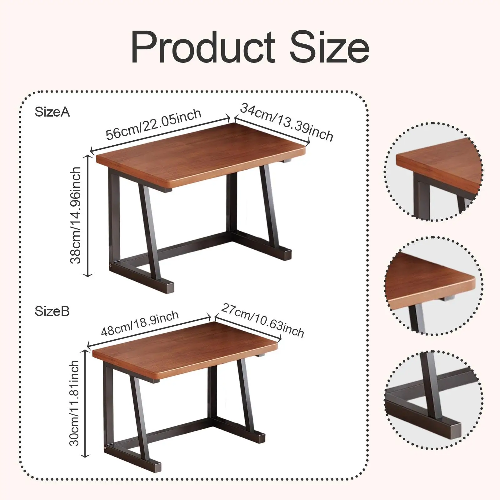 Desktop Printer Stand Modern Sturdy Multipurpose for Copier Office Printers