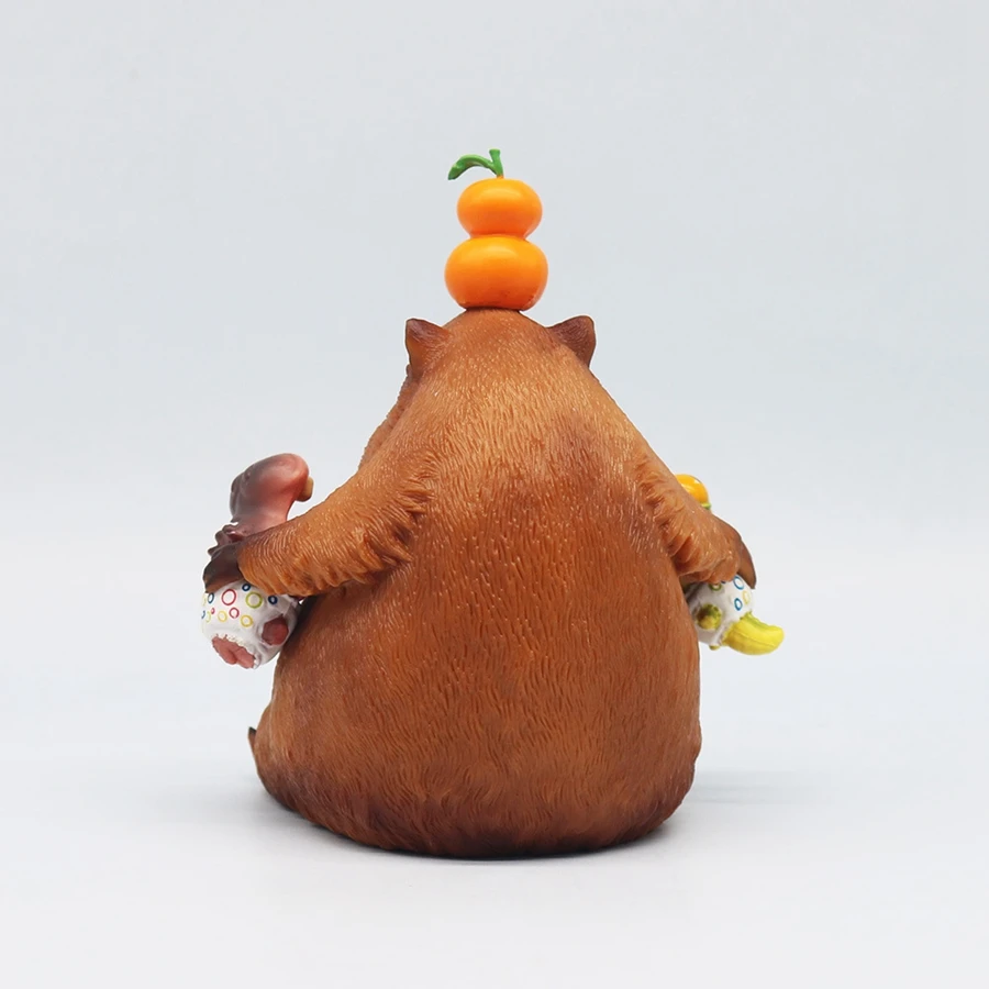 11cm Kawaii Capybara Anime Figure Calm Animal Capybara Action Figure Car Ornaments Room Decoration PVC Collection Model Toys