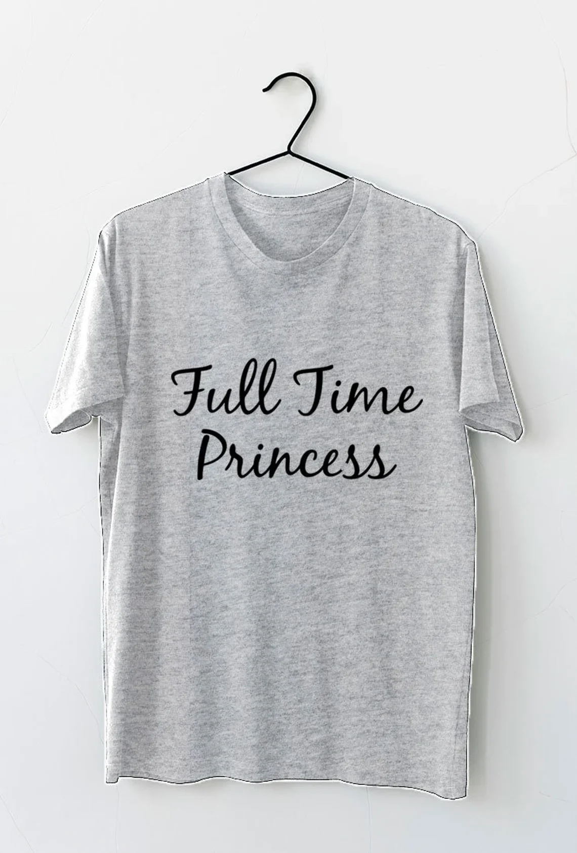 Skuggnas Funny Full Time Princess Sarcastic T-shirt Summer Fashion Tumblr t shirt Short Sleeved Fashion tshirts Drop Shipping