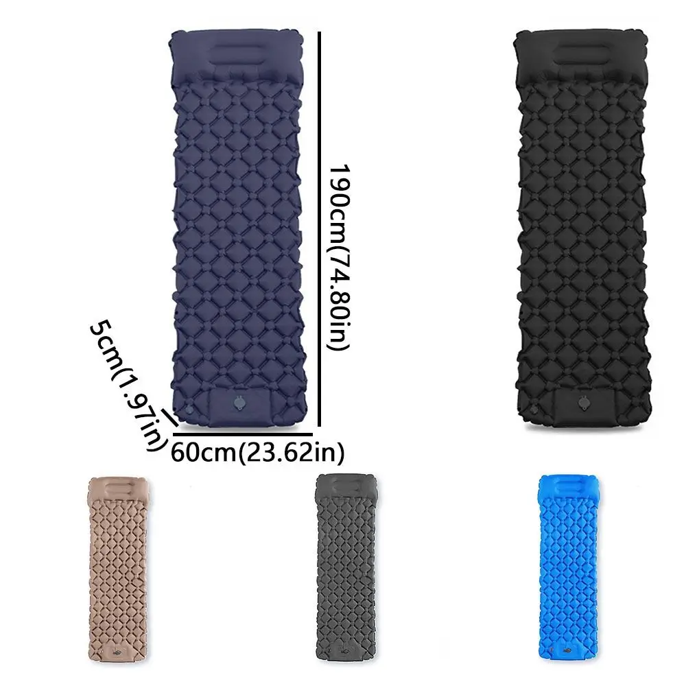 Colchoneta Inflable Camping con Bomba Integrada – Ultraligera y Plegable - imagen 4