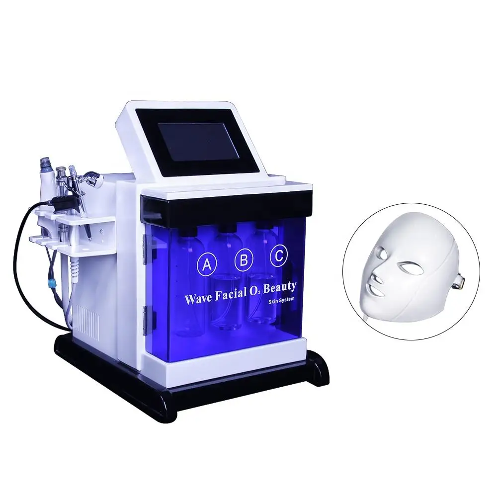 3 in 1 oxygen jet facial machine beauty spa portable hyperbaric oxygen jet therapy