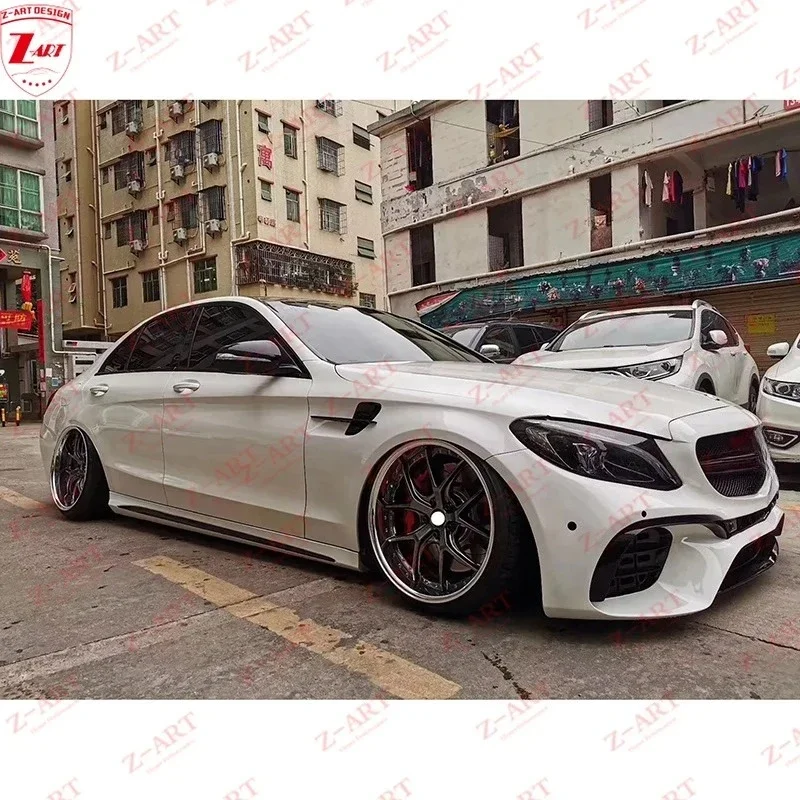 Z-ART GTR Front Fender for Mercedes Benz C Class W205 AMG GTR Looks Front Fender for C Class 2015-2021 Retrofit Body Kit