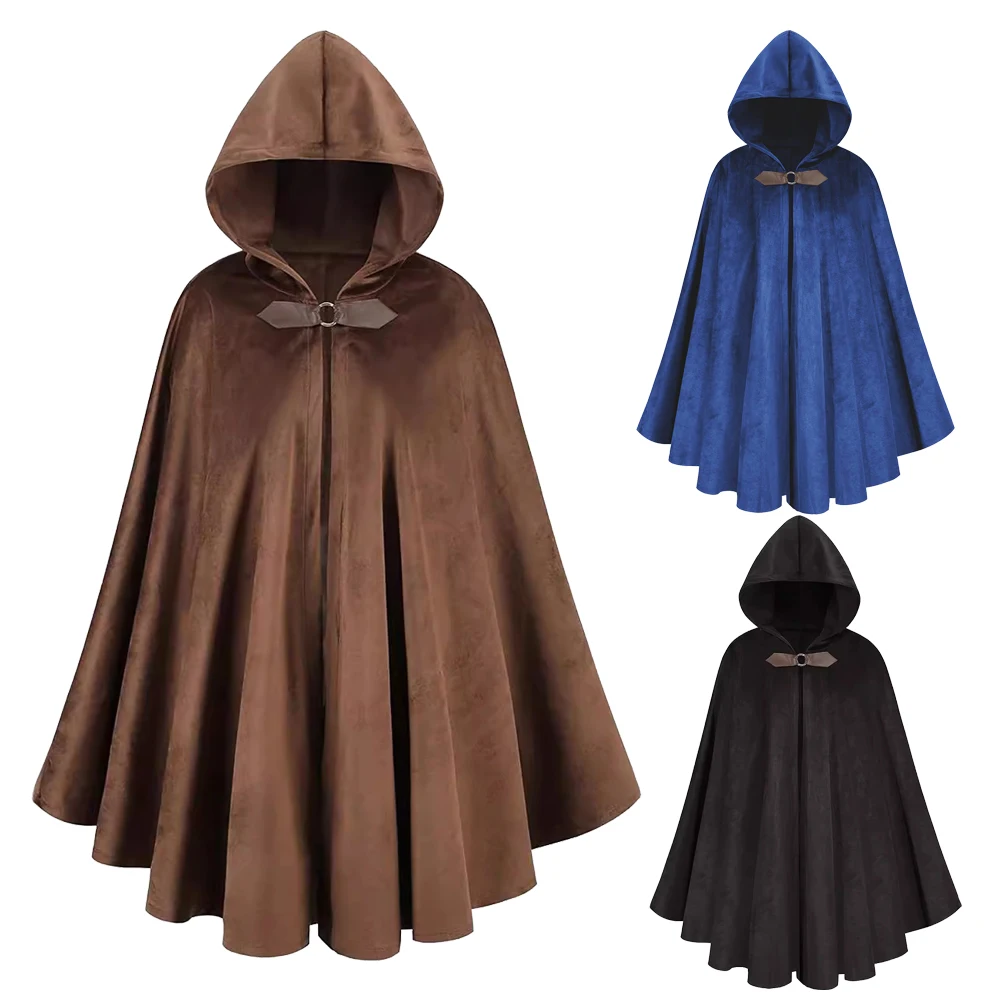 

Средневековая замшевая накидка с оленем, Хэллоуин, ретро, боевой воин, карнавальный костюм, накидка, сценическая драма, Comic-Con