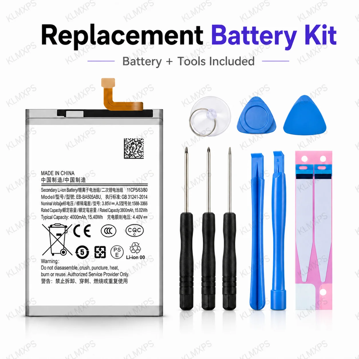 

Battery For Samsung Galaxy S20 Plus S20+ S10 S10+ A50 A51 EB-BG985ABY Rechargeable Li-ion Replacement Battery With Repair Tools