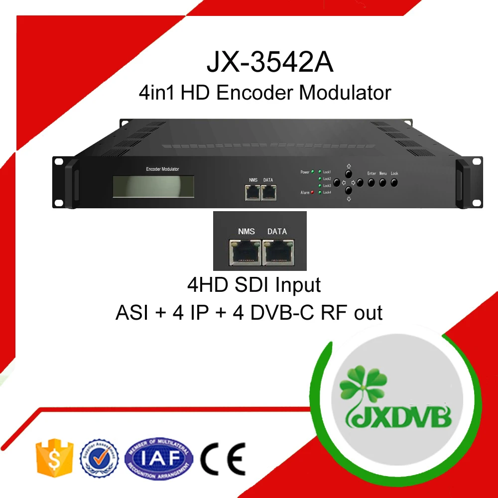 DVB-C/T/ATSC Modulator 8Channels HD 1080P Mpeg4