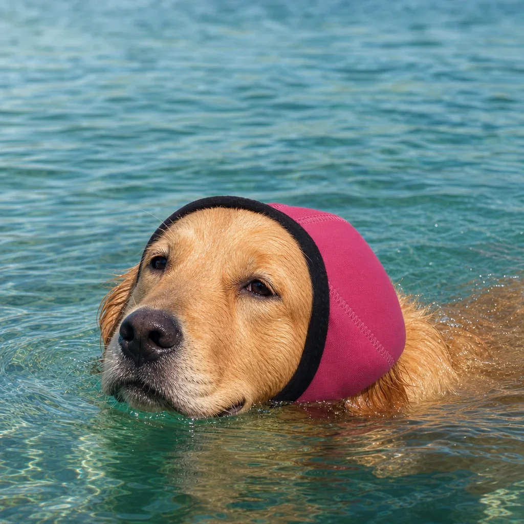 1 Stück Kopfbedeckung für Hunde zur Linderung von Angstzuständen, zur inneren Beruhigung der Gefühle und zur äußeren Schutz vor Schädlingen. – Detail 1