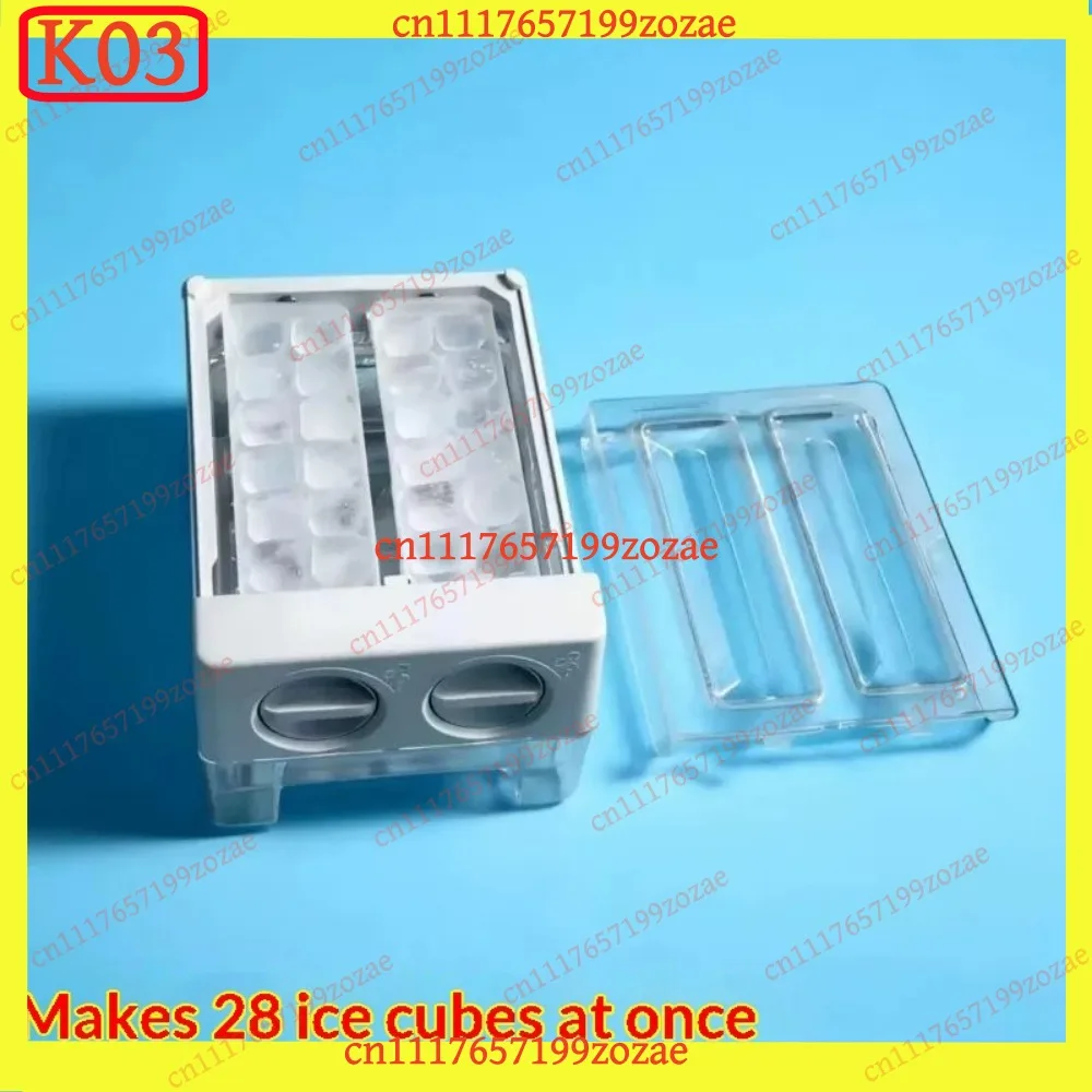 1PCS Removable Ice Cube Maker Box, Small Cube Mould Tray, Freezer Ice Holder, Refrigerator Ice Making Tool