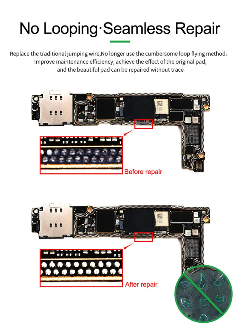 RELIFE RL-007GA Dot Repairing Solder Lug for Mobile Phone Welding Flywire Replacement Spot Soldering Jumper Wire Repair Pad