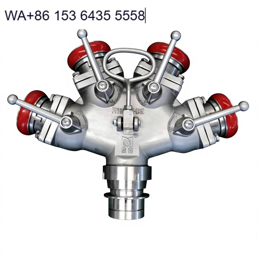 Factory Supply Firefighting 4-way Water Distributor FIV80/65X4-1.6MPa Working Pressure for for Fire Hose & Truck Water Divider