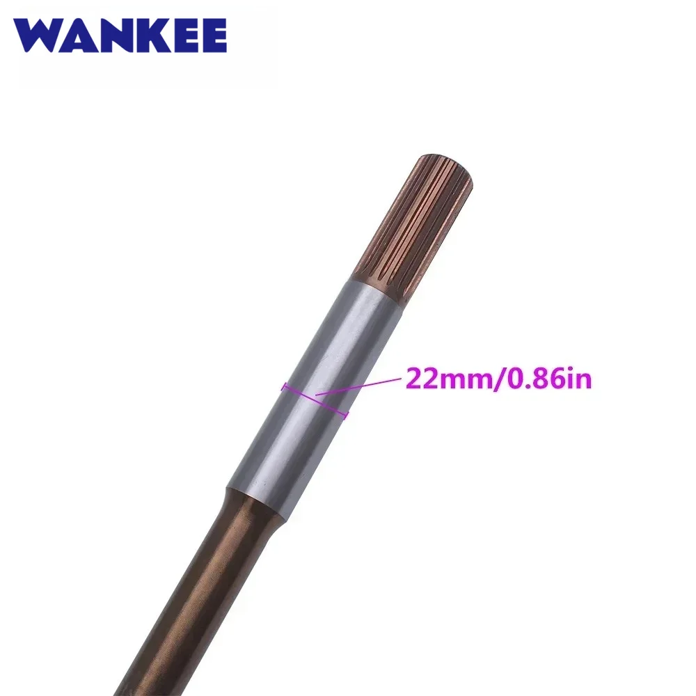 Driver Shaft 63P-45501 XL For Yamaha Outboard Motor 4T F150HP 25