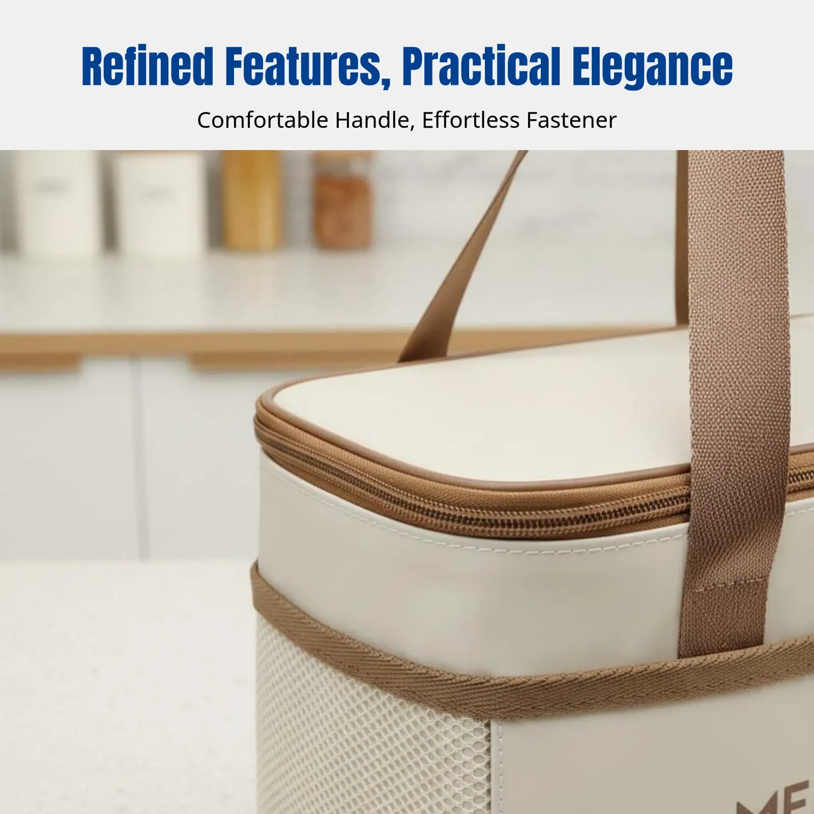 Thick Aluminum Foil Lunch Tote, Oxford Cloth, Waterproof Insulated Bento Bag, For Office, School - view 3