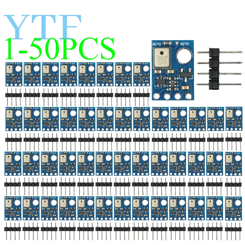 

1-50pcs AHT10 Digital Temperature & Humidity Sensor , 3.3V/5V Compatible, I2C
