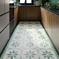 VIKAMA PVC Diatomaceous Earth Floor Mat Kitchen Oil-proof Waterproof Non-slip Non-washable Carpet Entry Can Be Cut Scrub Mats