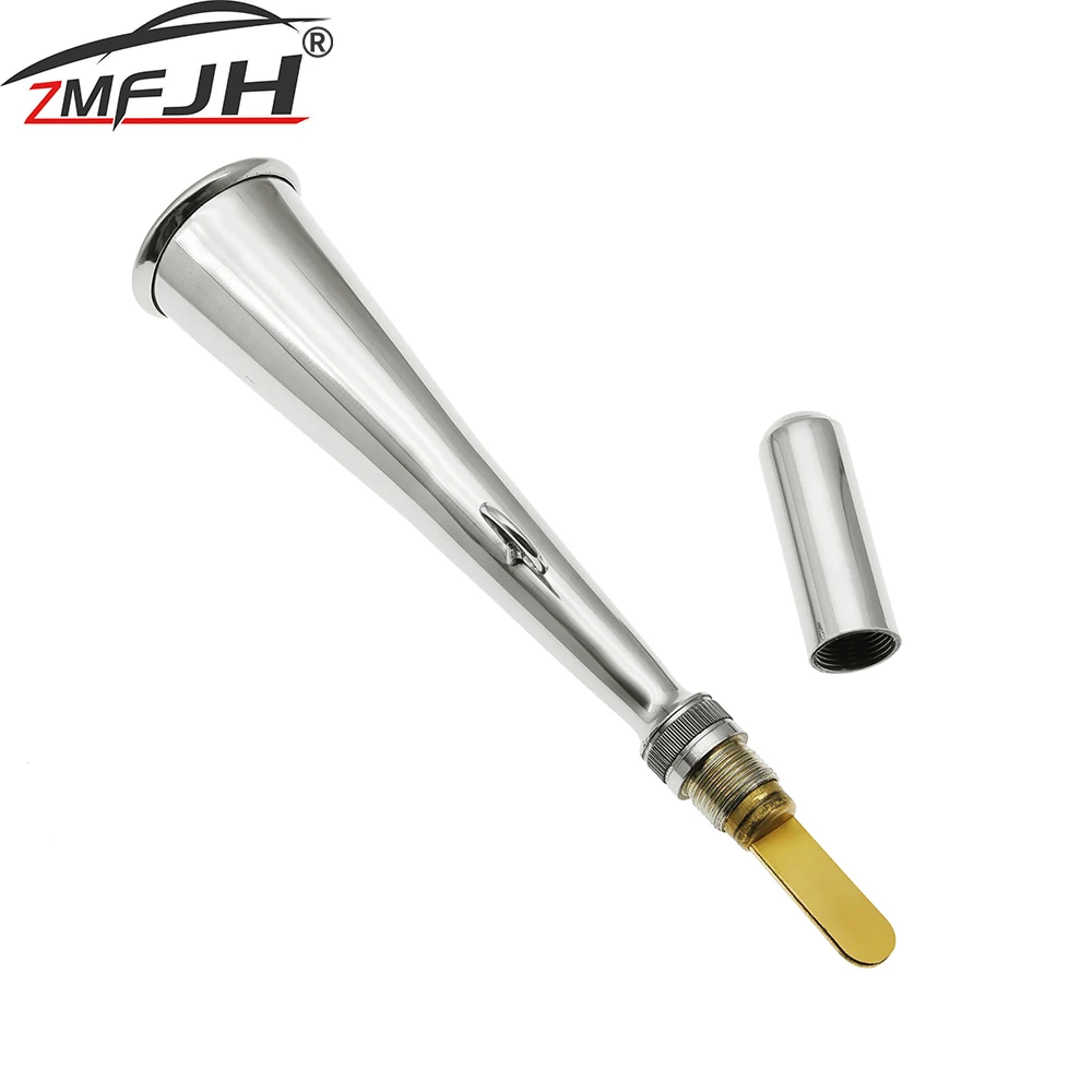 Marine Boat Fog Horn Stainless Steel Handheld Foghorn With Removable Mouthpiece Accessories For Boat Safety