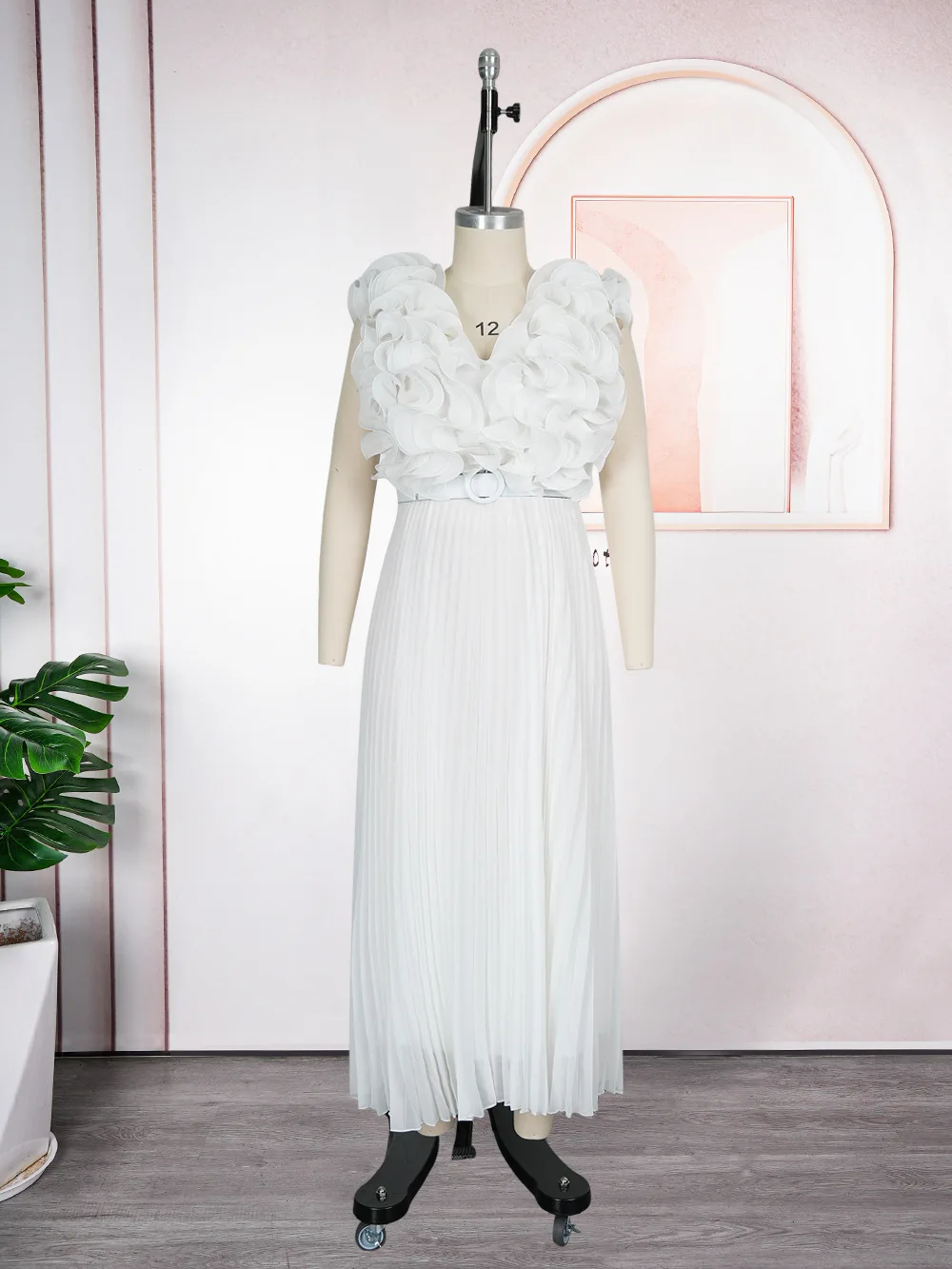 

Роскошные вечерние платья с v-образным вырезом, кафтан, элегантное женское плиссированное платье без рукавов для свадьбы, выпускного вечера, длинный халат, африканская одежда