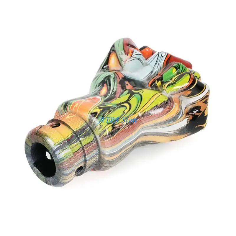 

U13C Universal Manual Car Hand Shaped Resin Graffiti Gear Shift Knob Mixed Pattern Gear Head Shifter Lever Handle