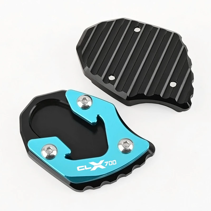 For CFmoto CLX 700 700CL-X 700CLX CLX700 CL-X Motorcycle Accessories CNC Kickstand Side Stand Extension Support Plate