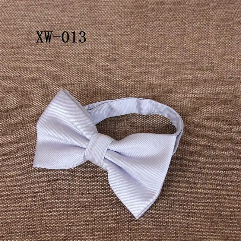 High Density Bow Tie Strips for Men Business Wedding Bowknot Red Black Neckwear Blue Purple Bowties